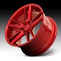 Asanti Black Label ABL33 Reign Candy Red Custom Wheels 3